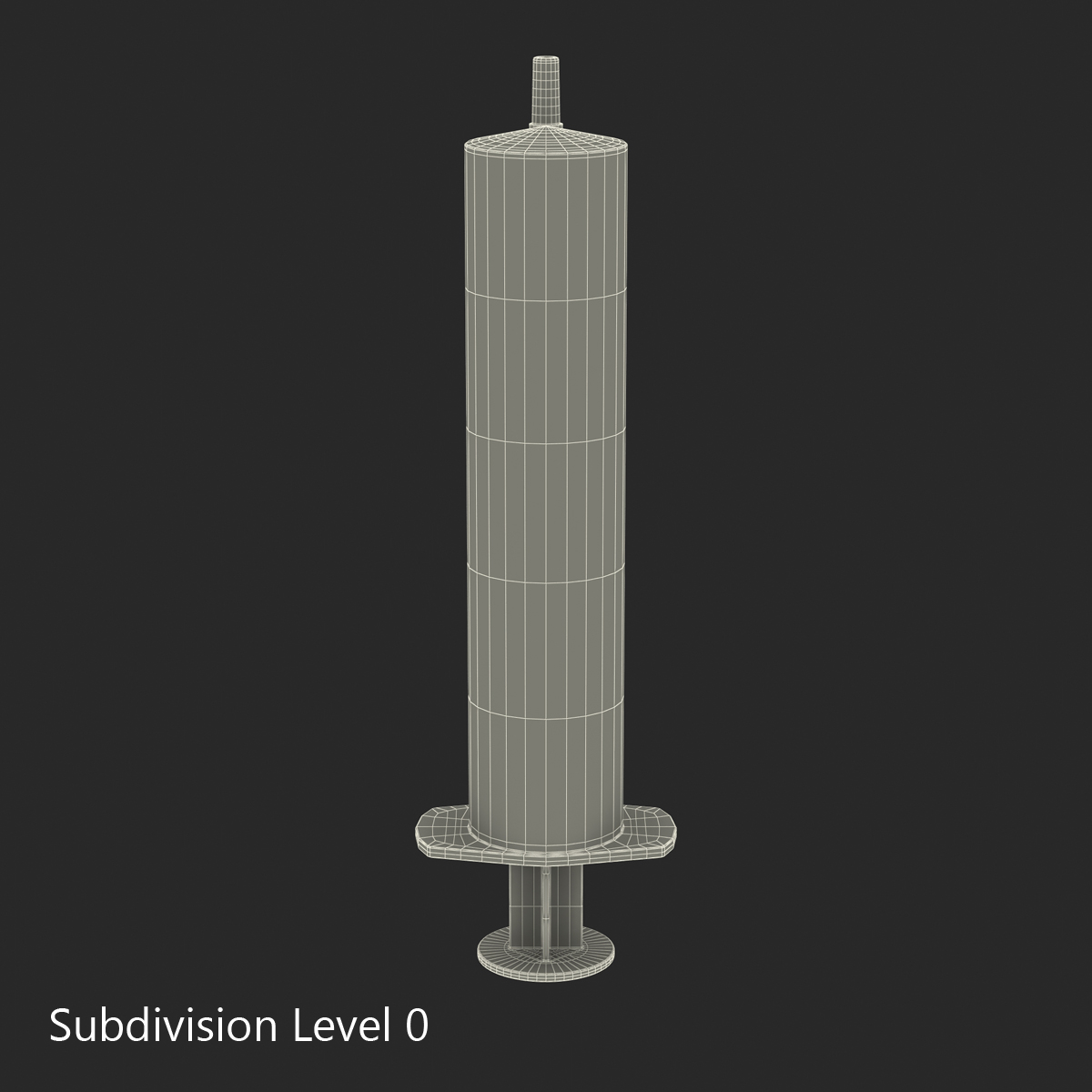 3D Disposable Syringe 30ml model