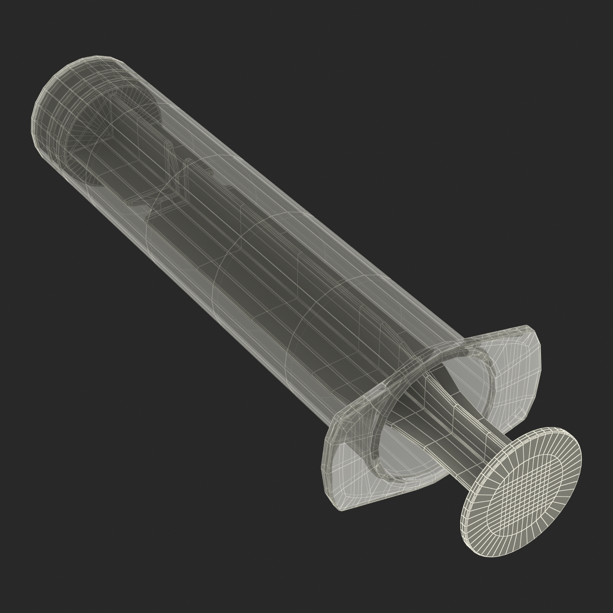 3D Disposable Syringe 30ml model