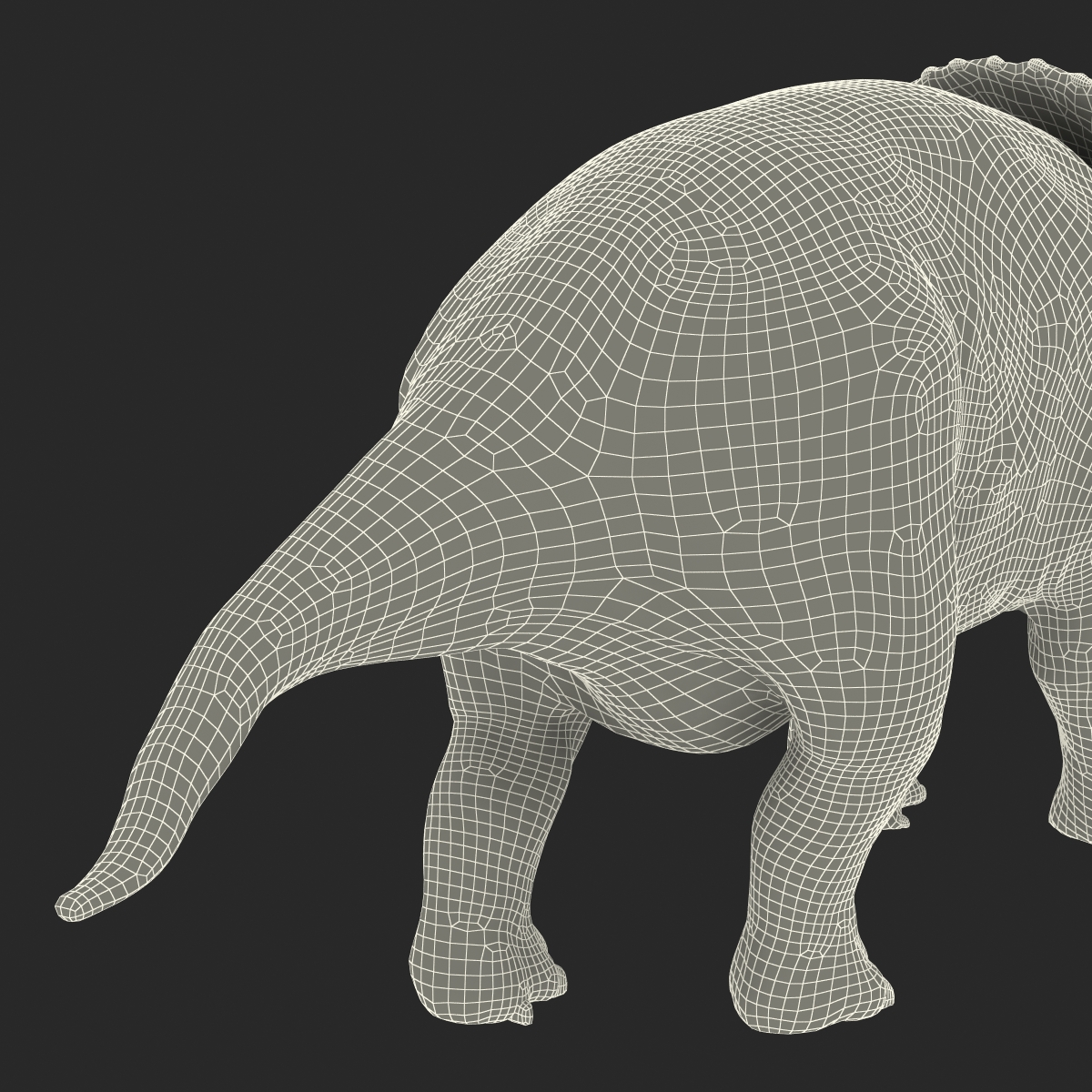 3D Triceratops Pose 2 model