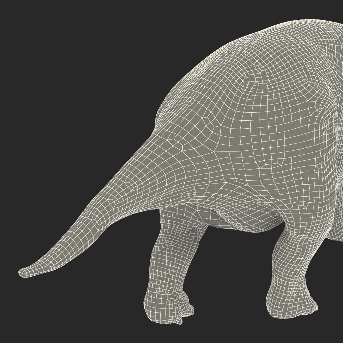 3D Triceratops Pose 3 model