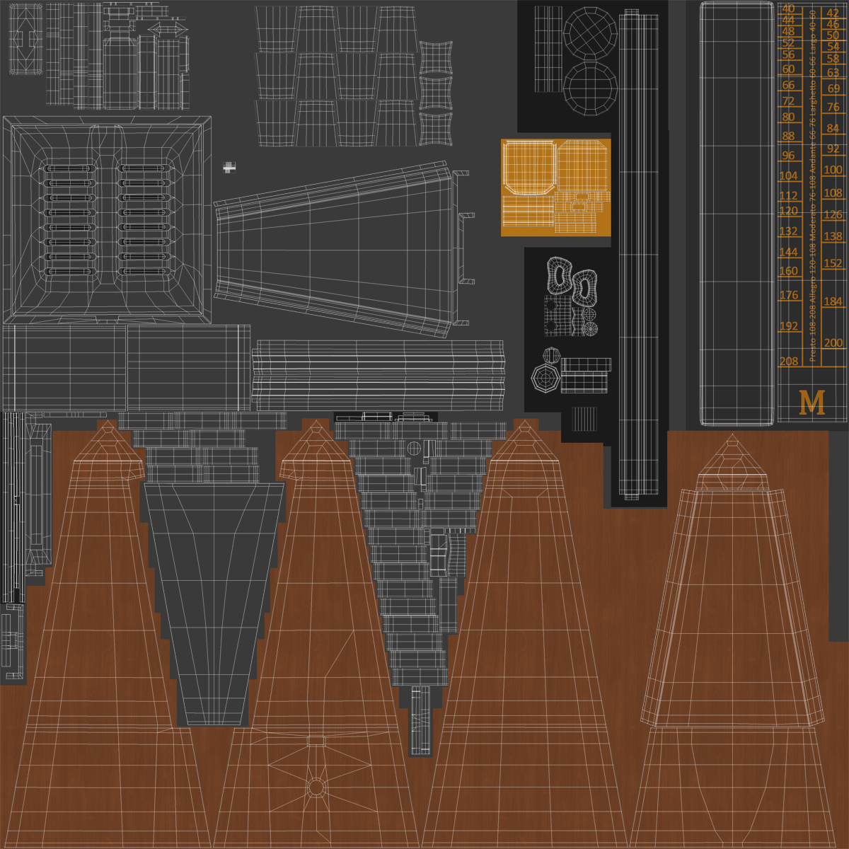 3D Manual Metronome 3 model