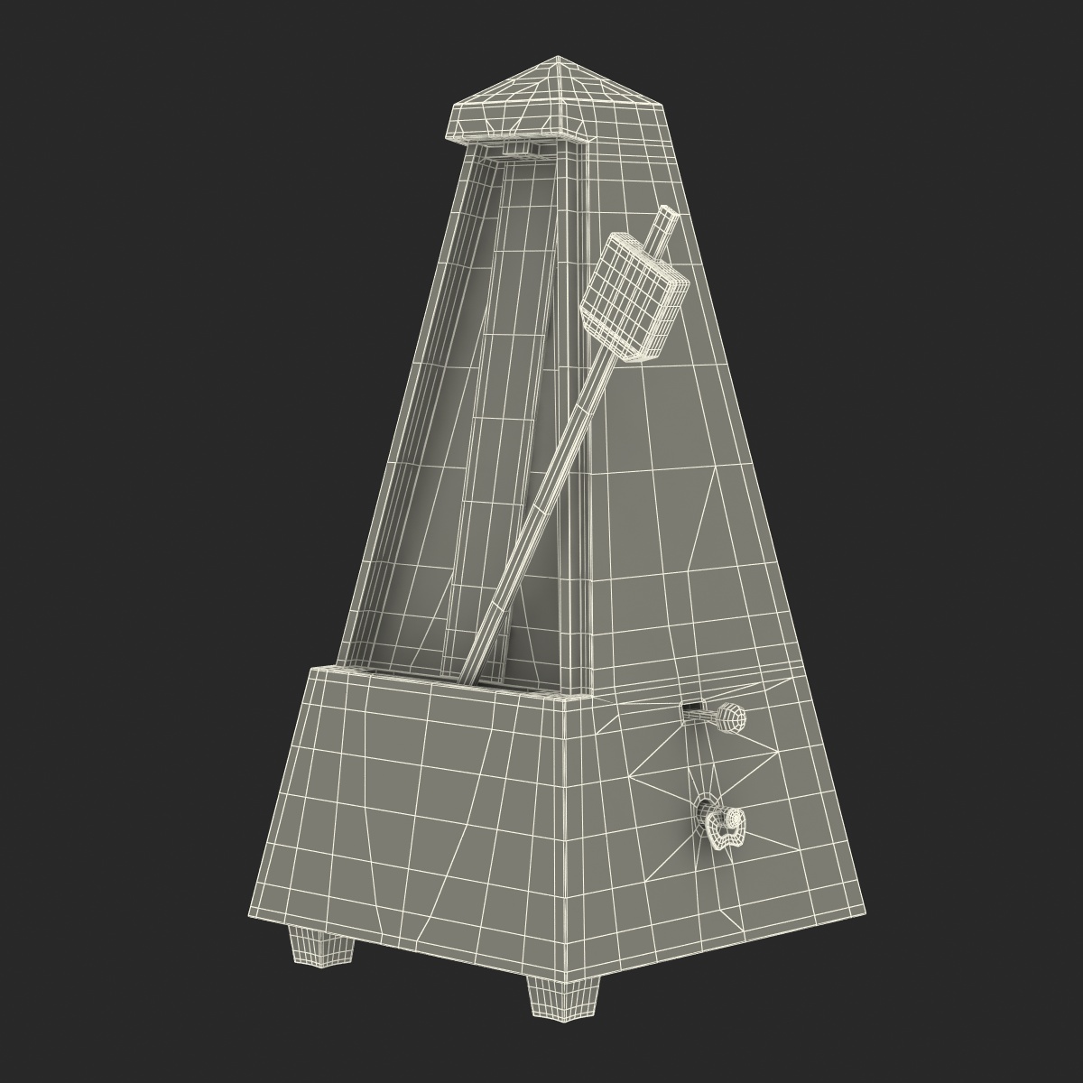 3D Manual Metronome 3 model