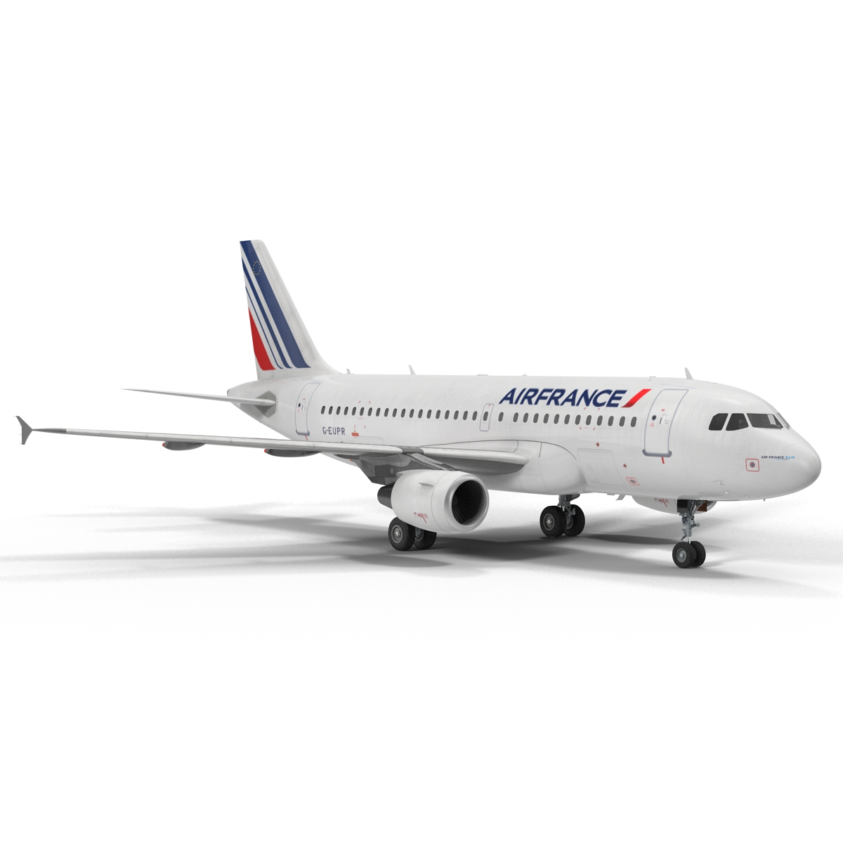 Airbus A319 Air France 3D