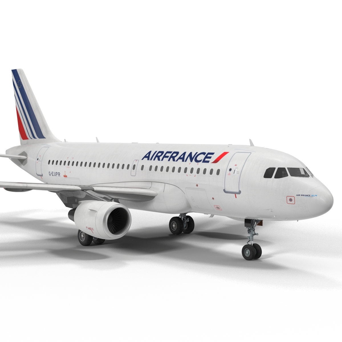 Airbus A319 Air France 3D