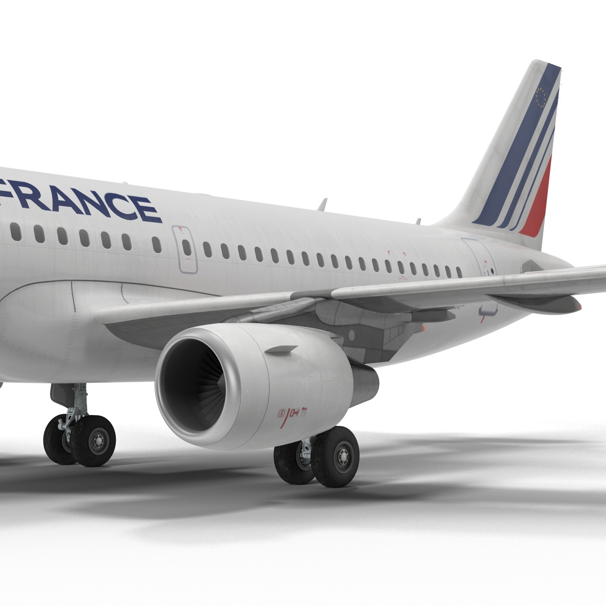 Airbus A319 Air France 3D