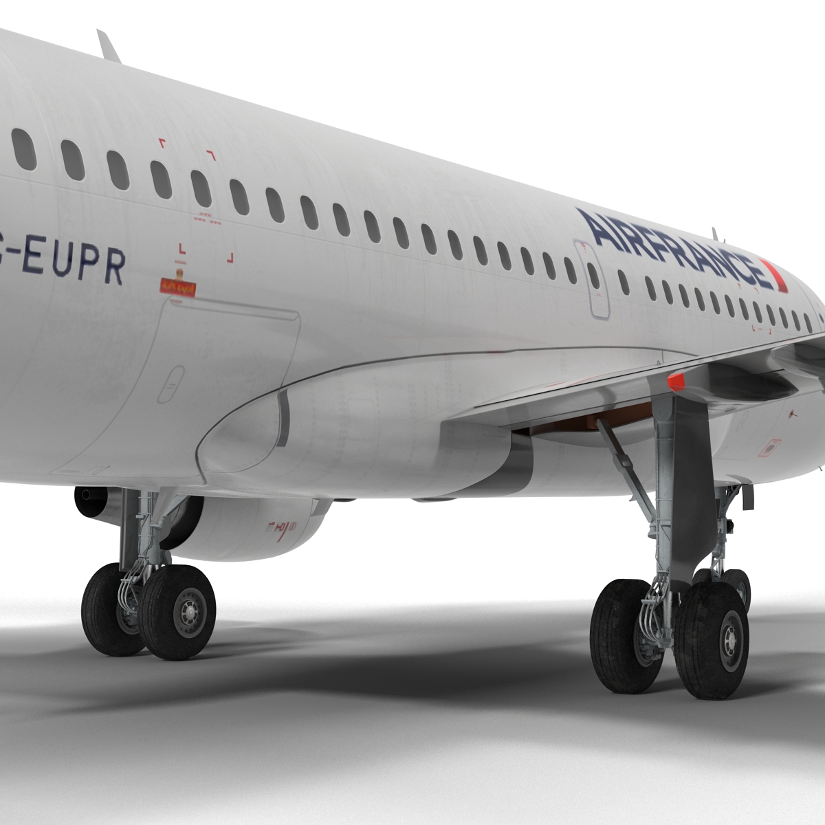 Airbus A319 Air France 3D