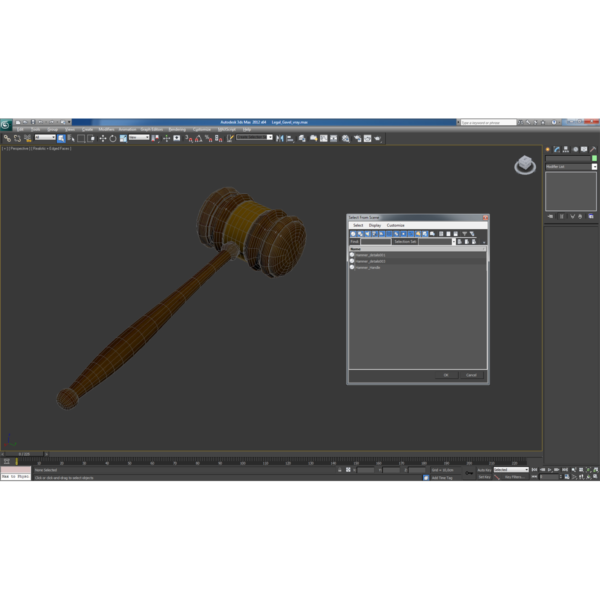 3D Legal Gavel