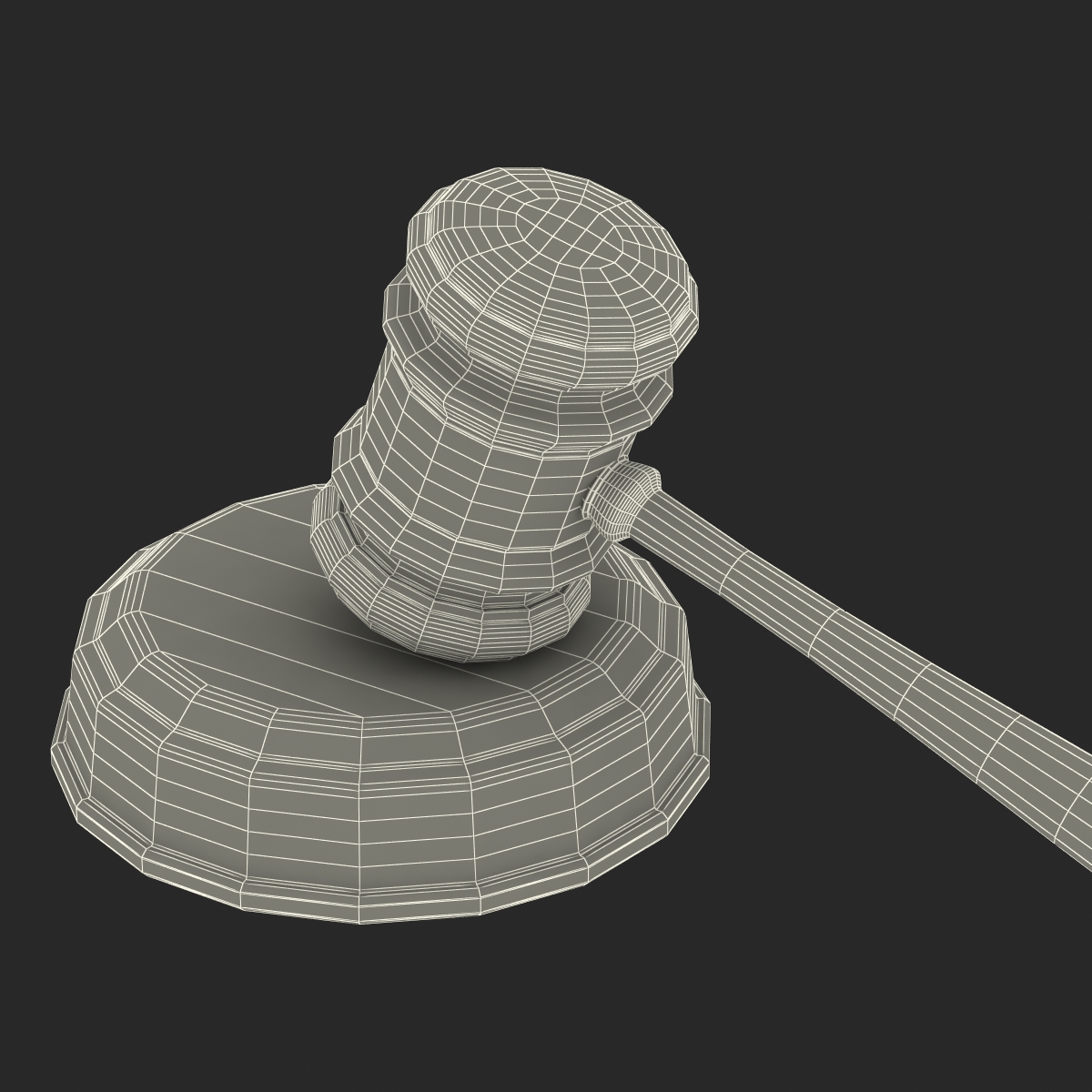 3D model Legal Gavel Set