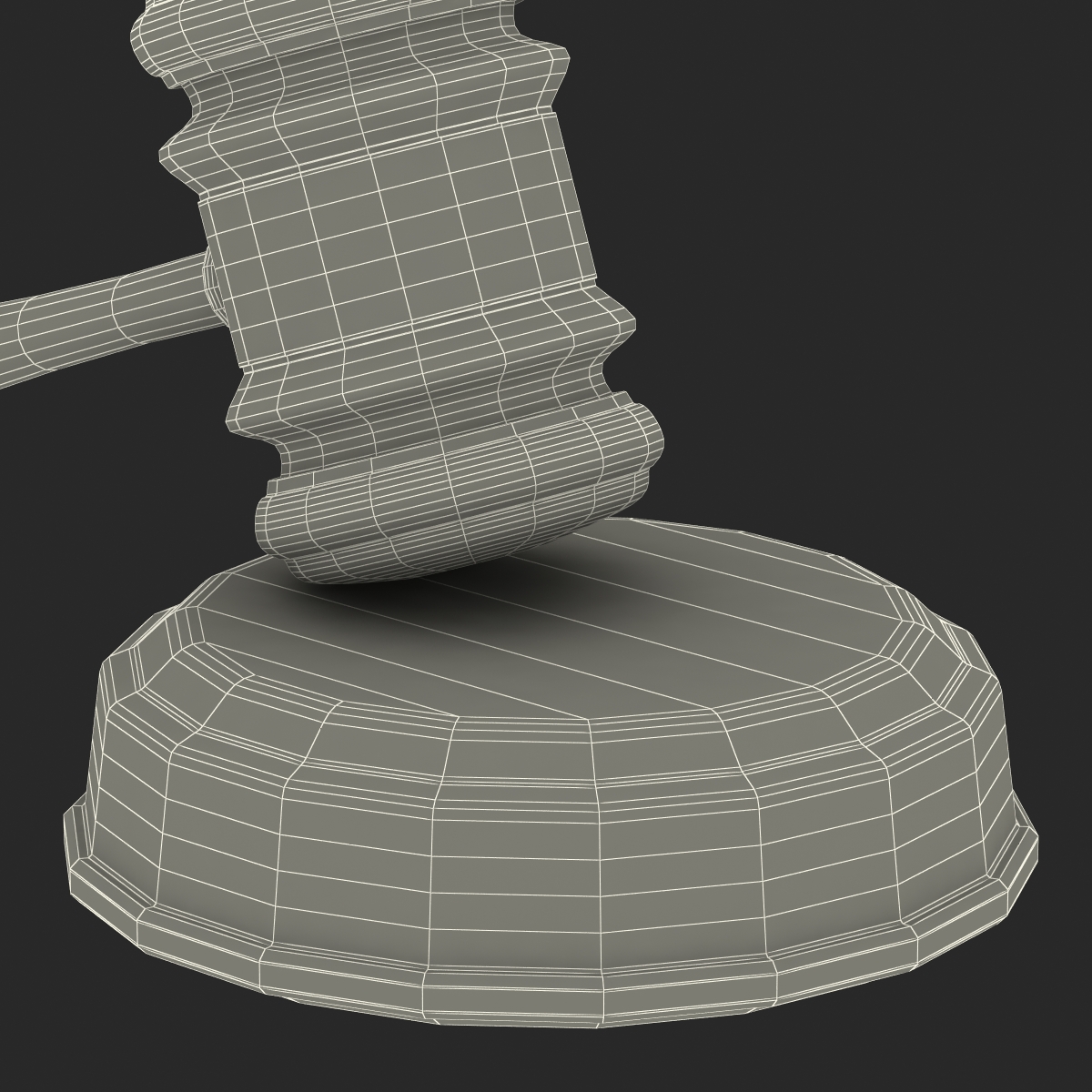 3D model Legal Gavel Set