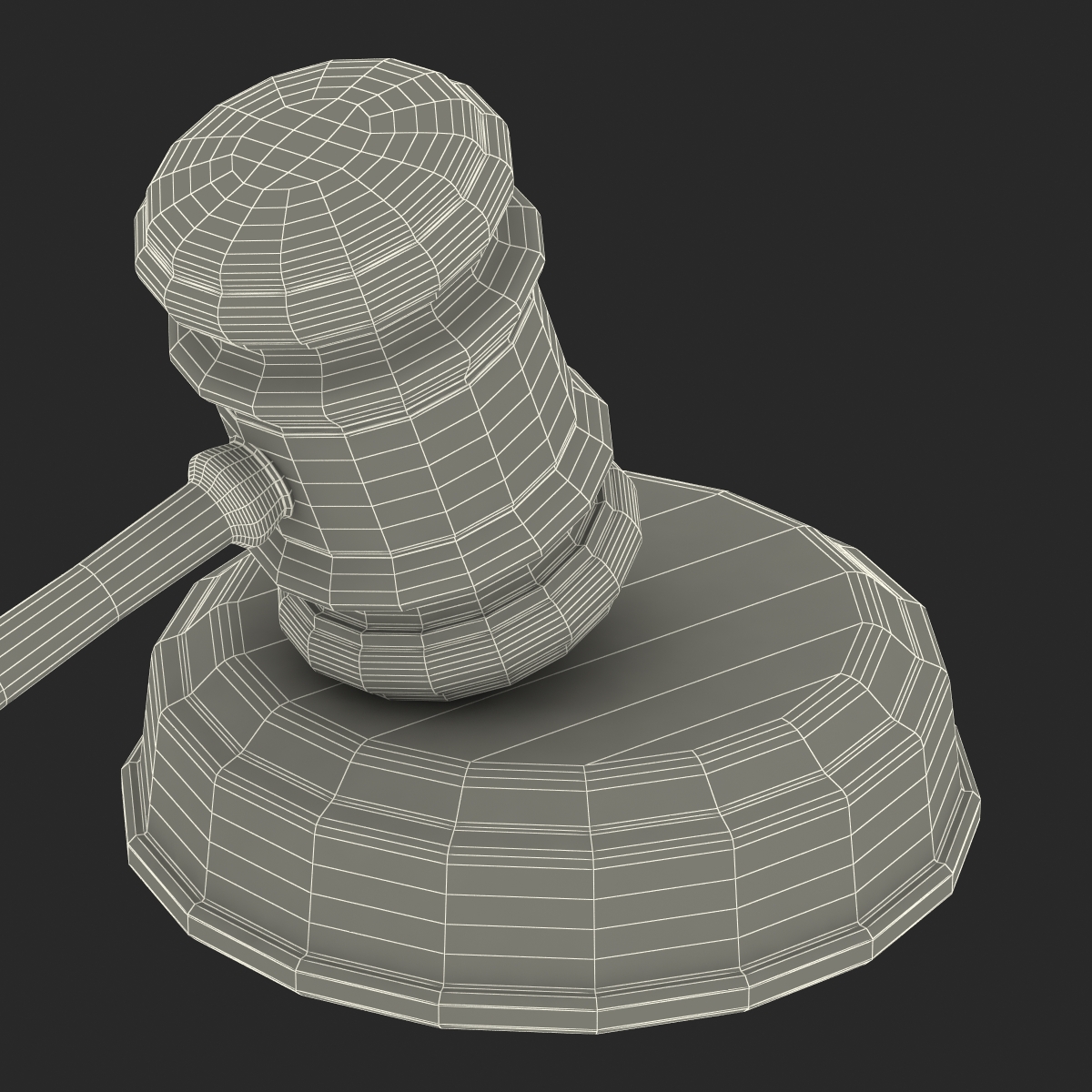 3D model Legal Gavel Set