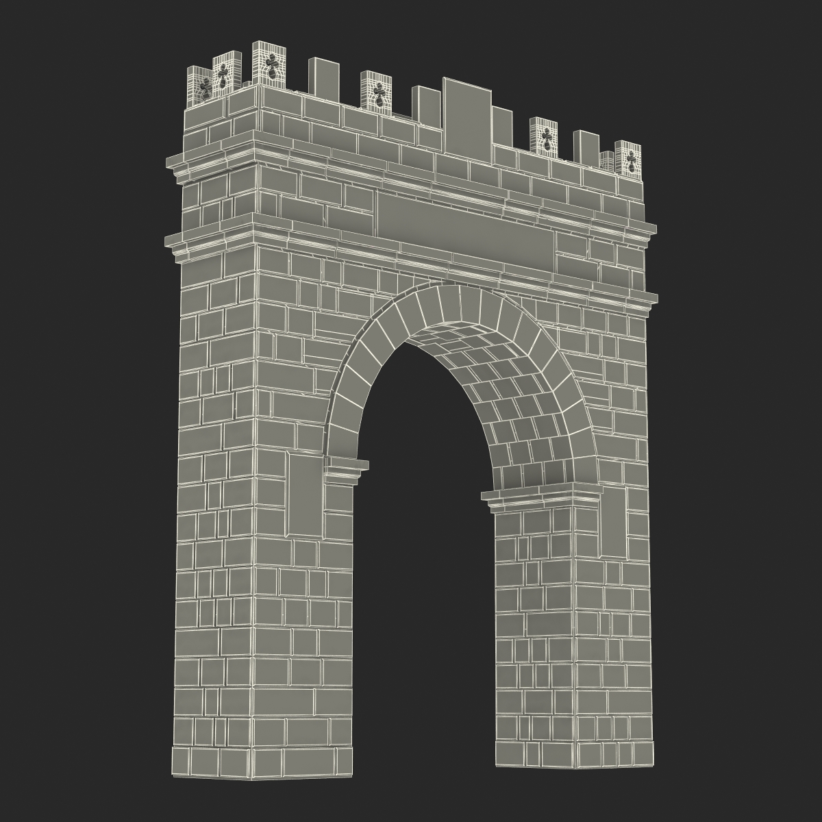 3D model Old Arch