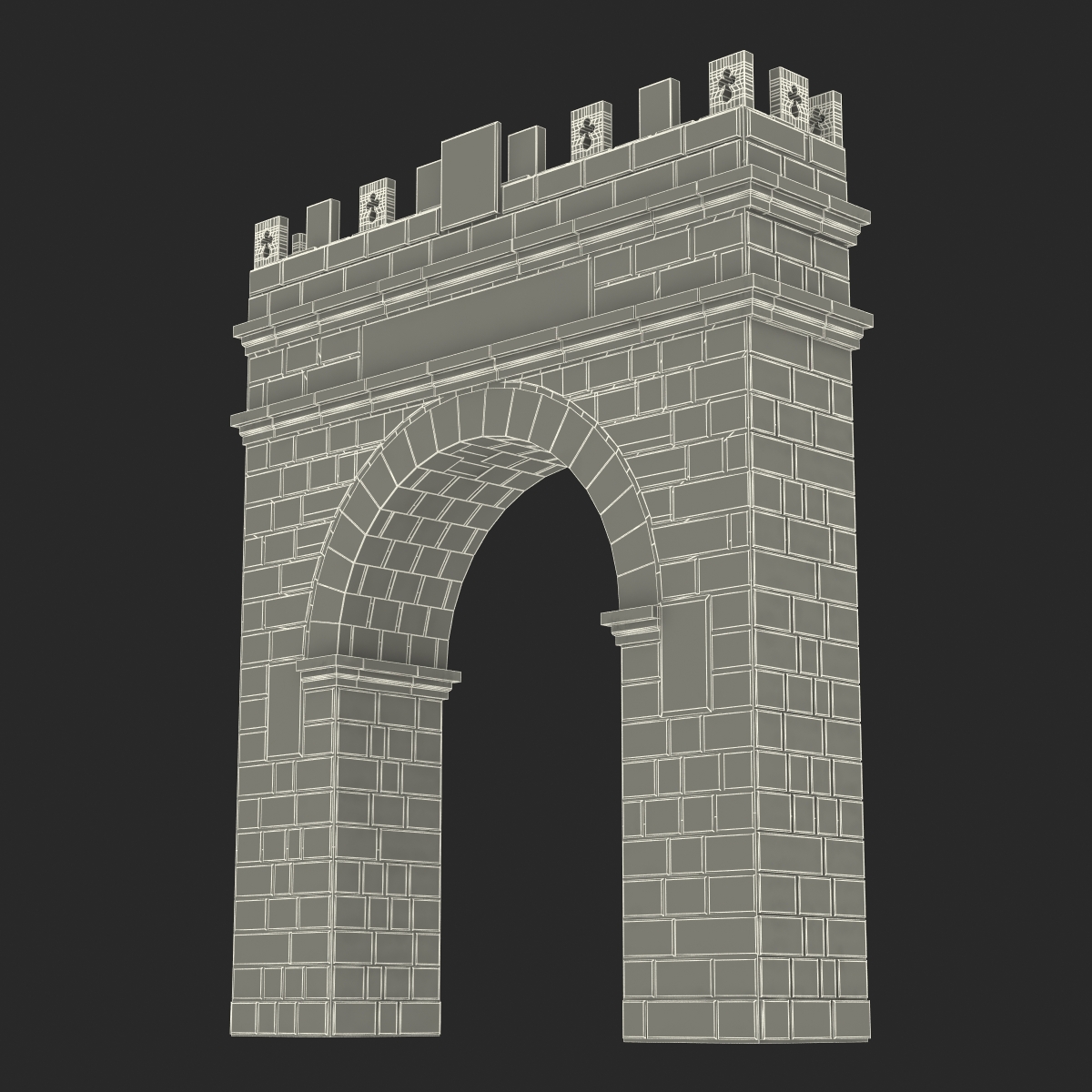 3D model Old Arch