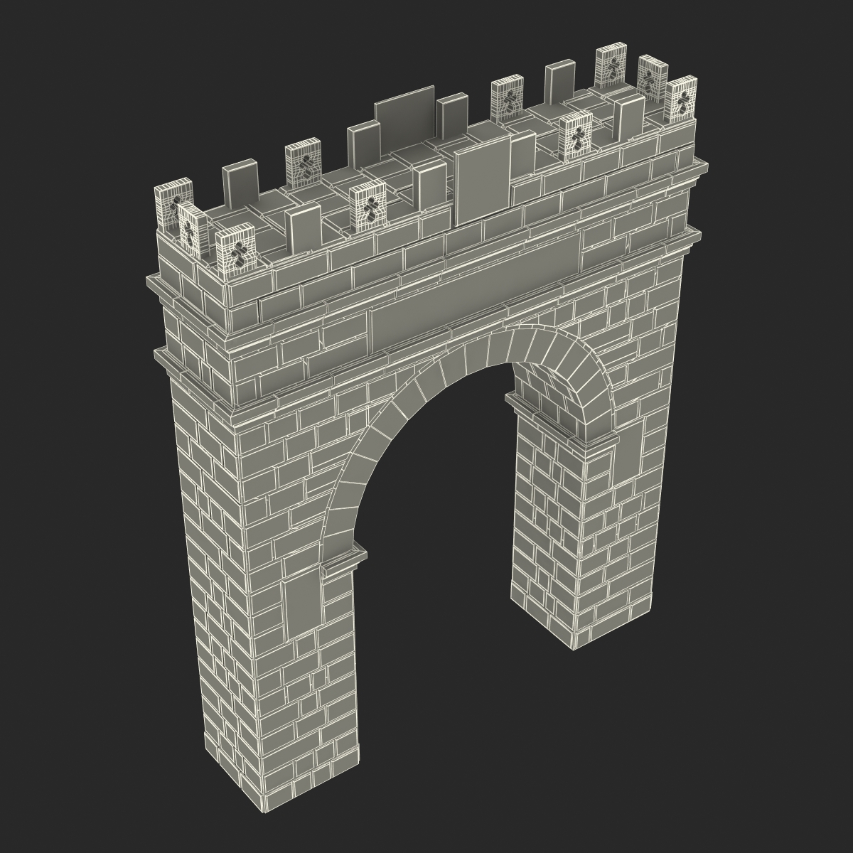 3D model Old Arch