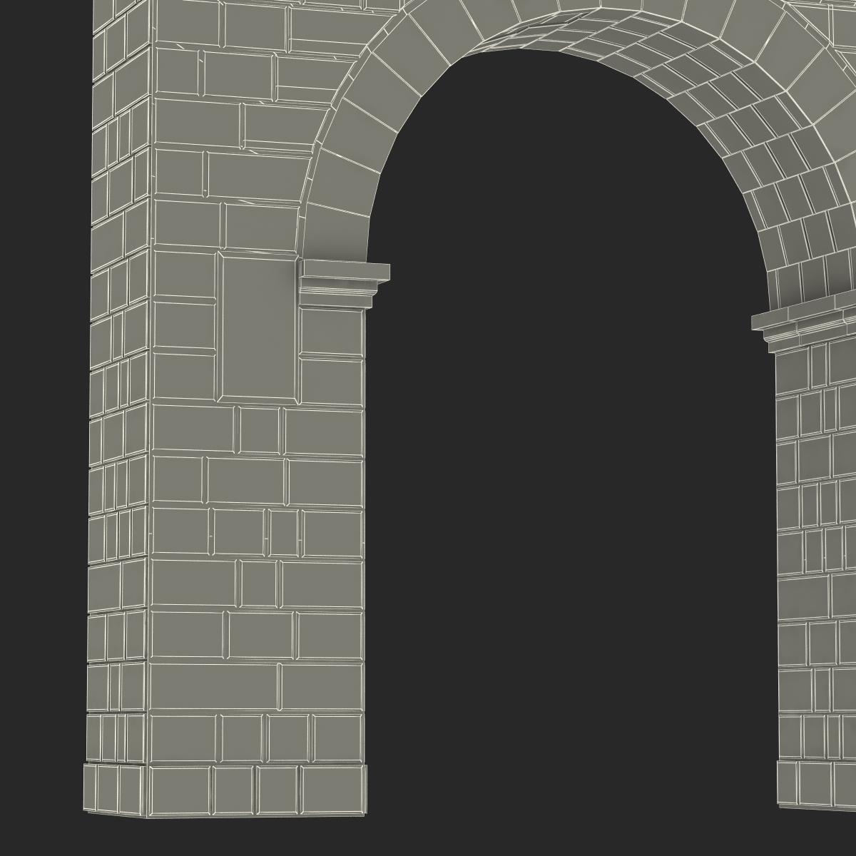 3D model Old Arch