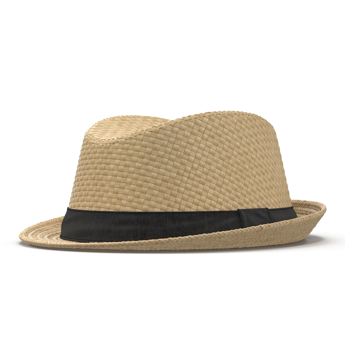 Mens Straw Hat 3D model