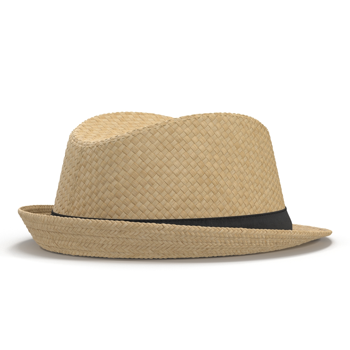 Mens Straw Hat 3D model