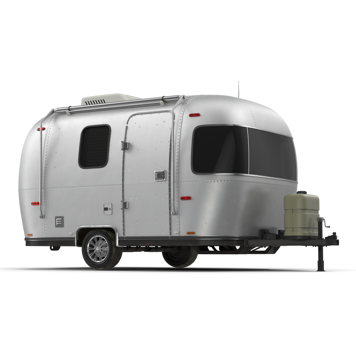 Retro Air Stream Recreational Vehicle 3D