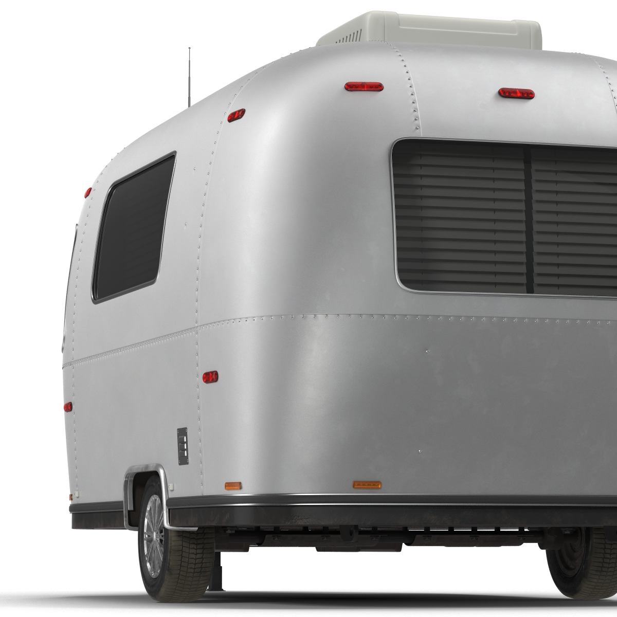 Retro Air Stream Recreational Vehicle 3D