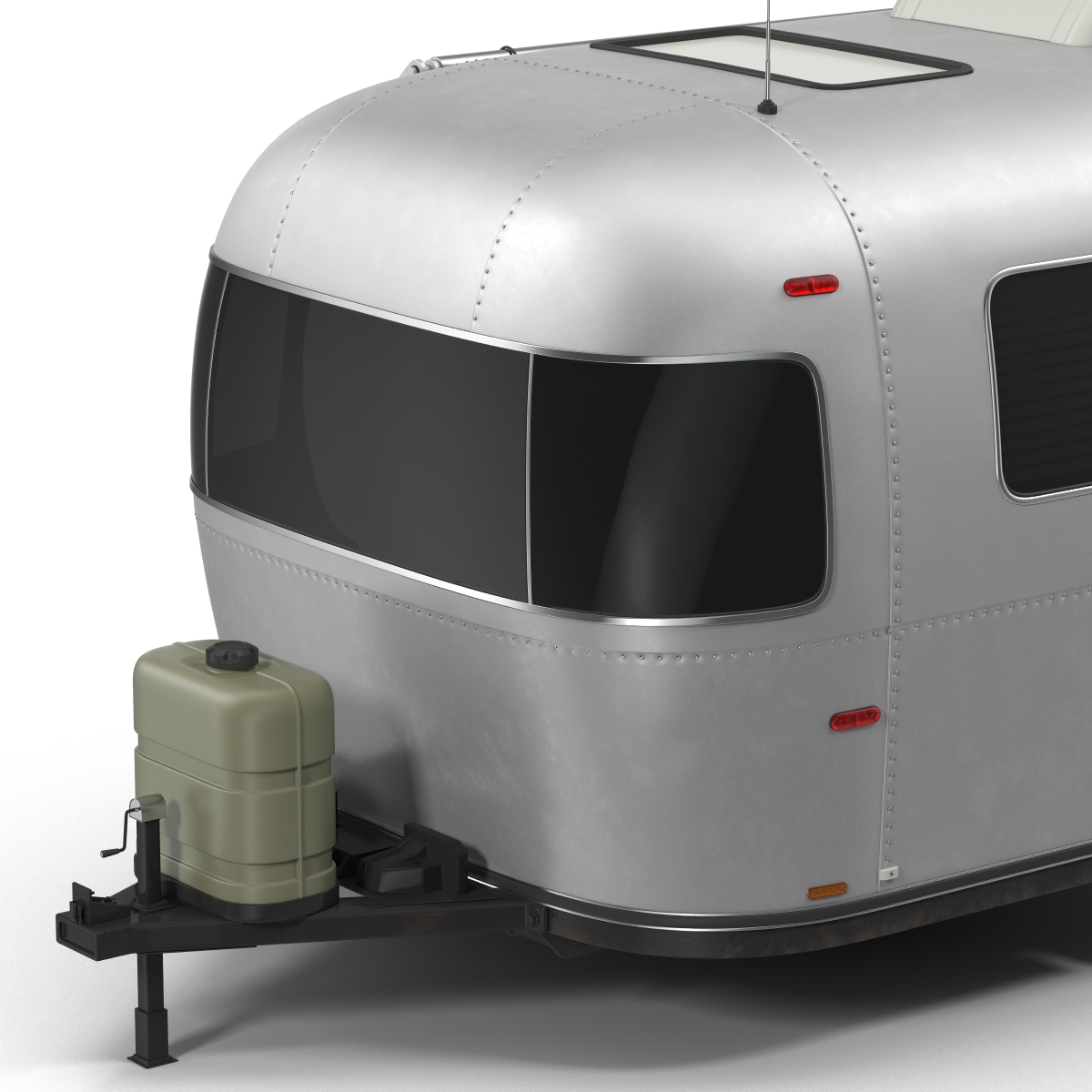 Retro Air Stream Recreational Vehicle 3D