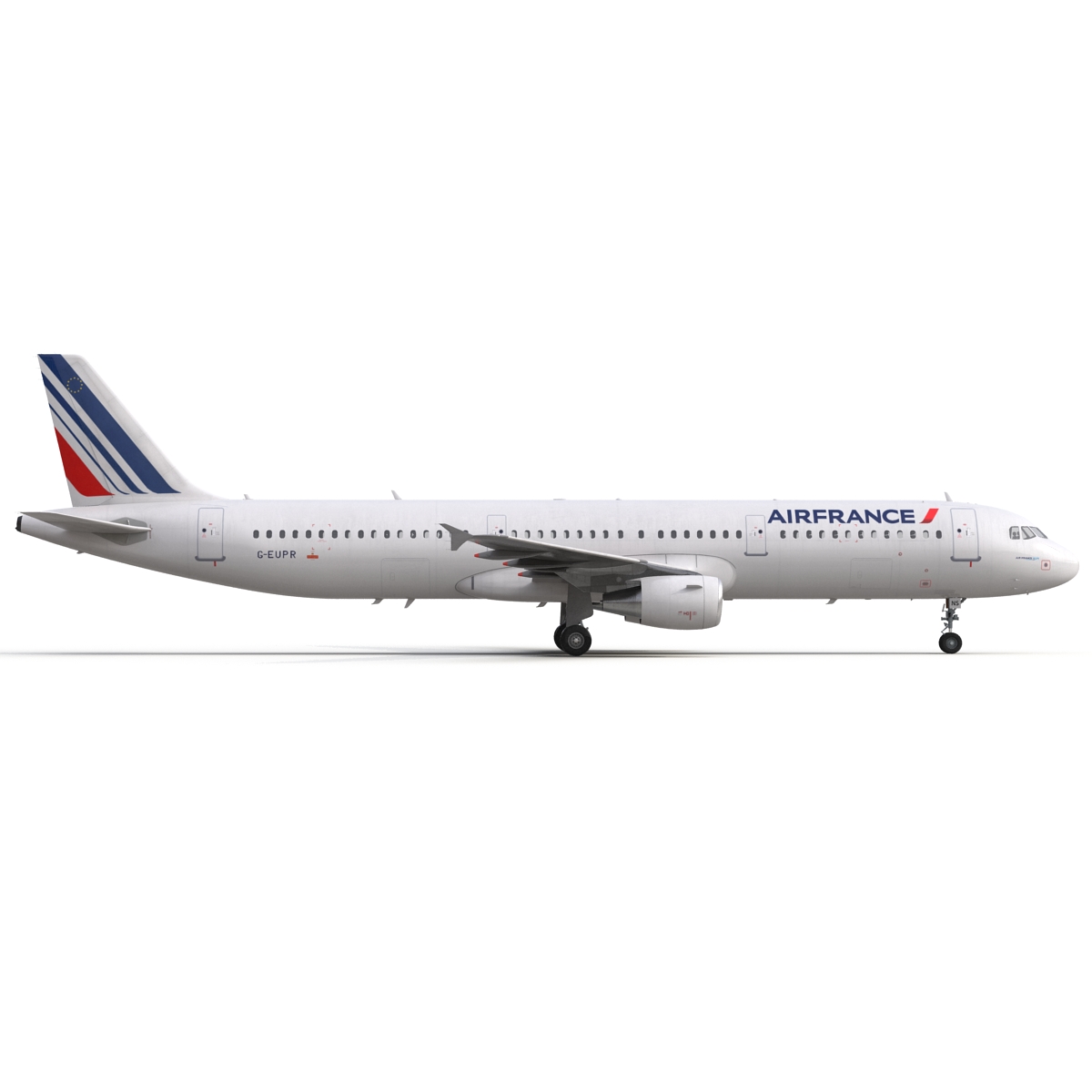 Airbus A321 Air France 3D