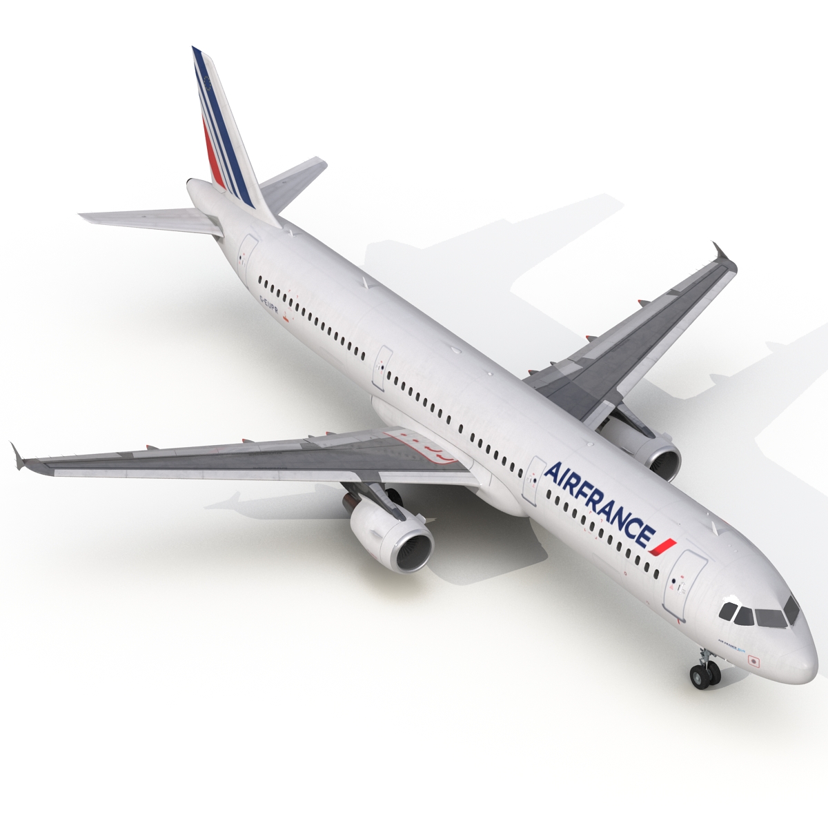 Airbus A321 Air France 3D