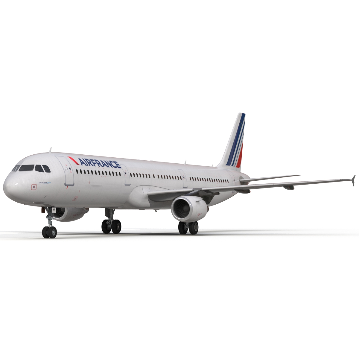 Airbus A321 Air France 3D