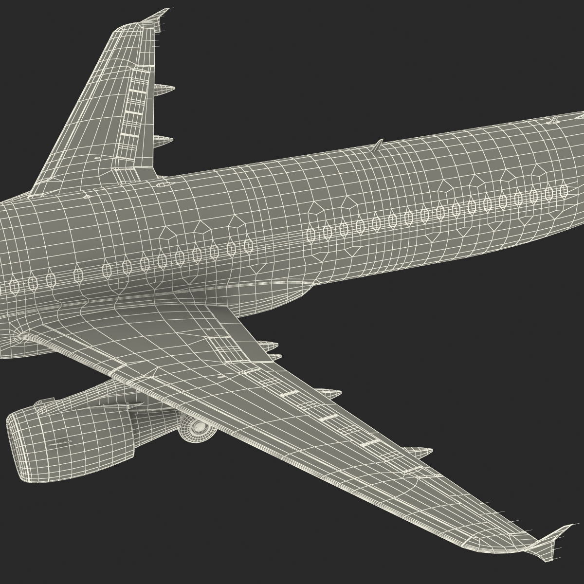 Airbus A321 Air France 3D