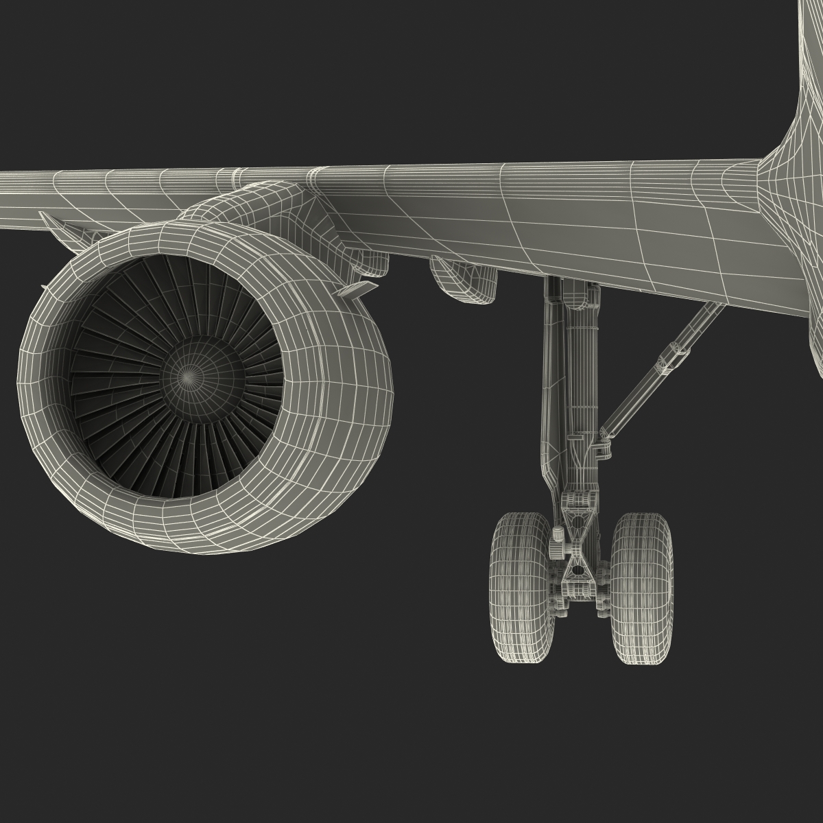 Airbus A321 Air France 3D