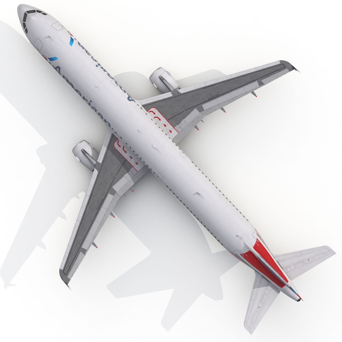 Airbus A321 American Airlines 3D model