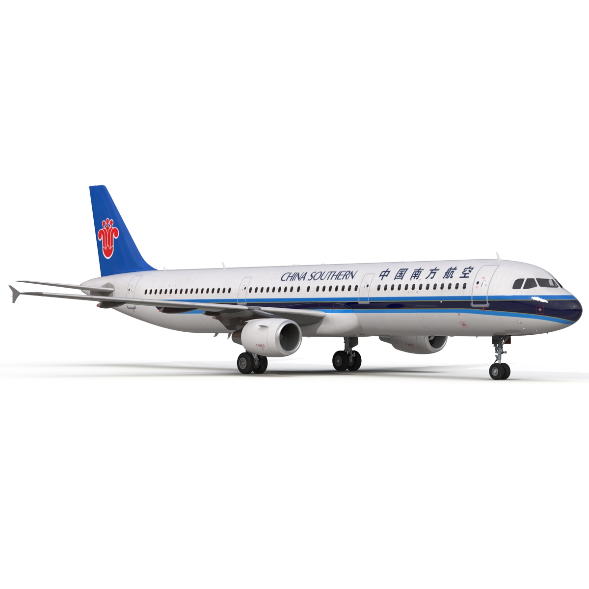 3D model Airbus A321 China Southern Airlines