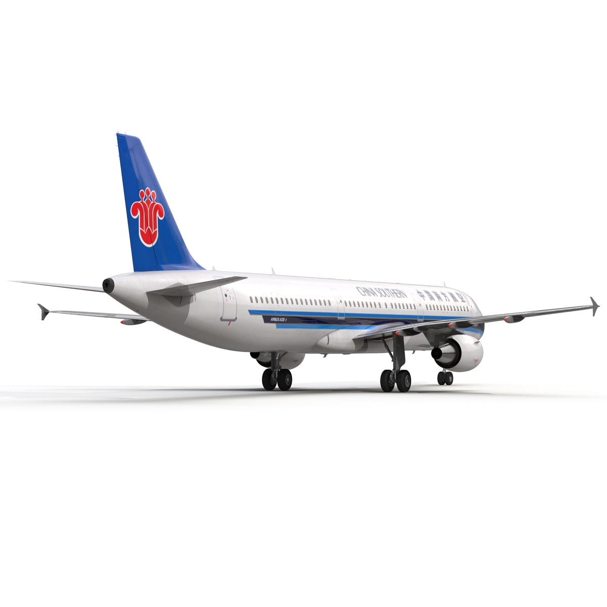 3D model Airbus A321 China Southern Airlines