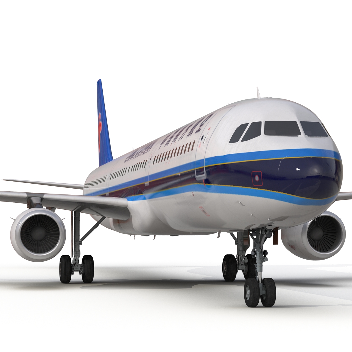 3D model Airbus A321 China Southern Airlines