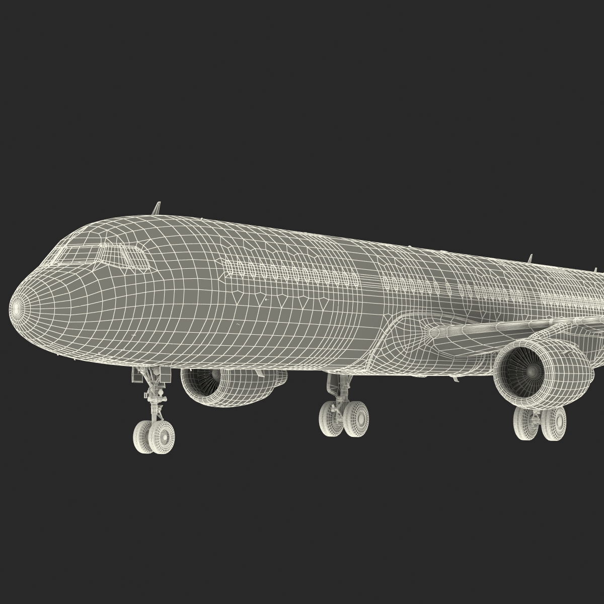 3D model Airbus A321 China Southern Airlines