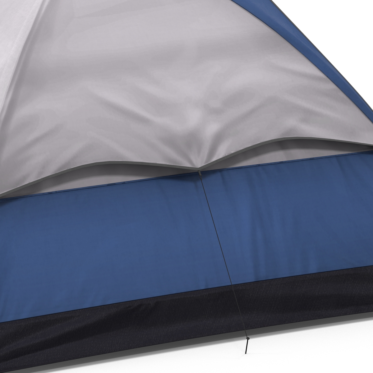 Camping Tent Blue 3D