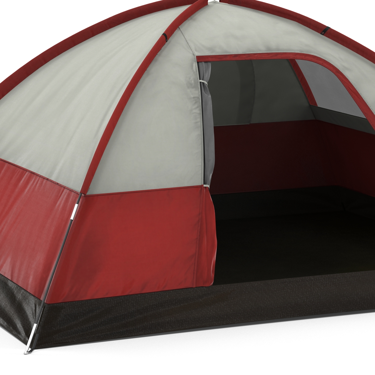 3D Dome Tent Red model