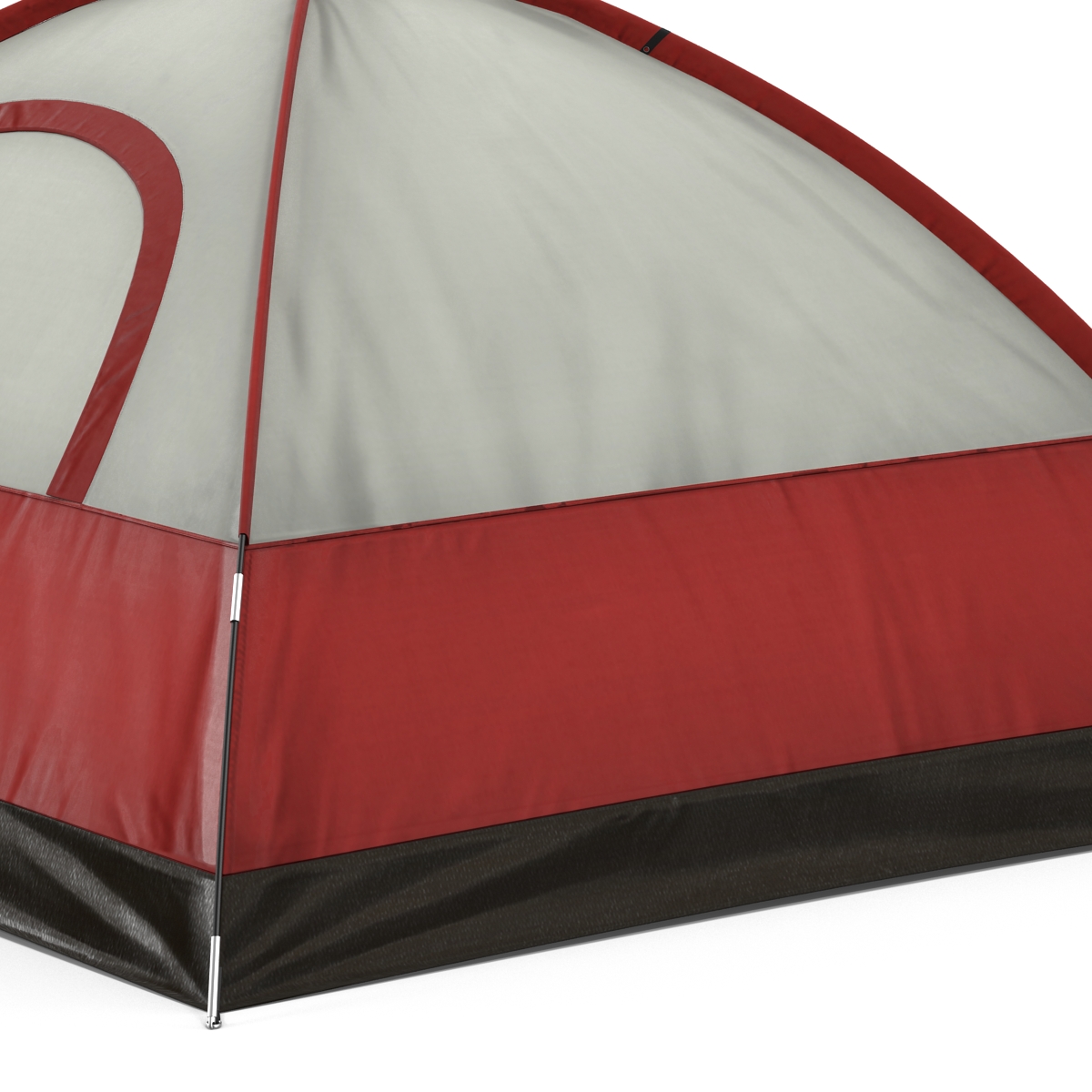 3D Dome Tent Red model