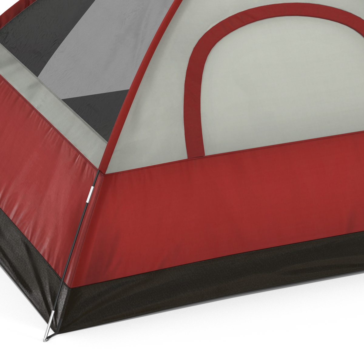 3D Dome Tent Red model