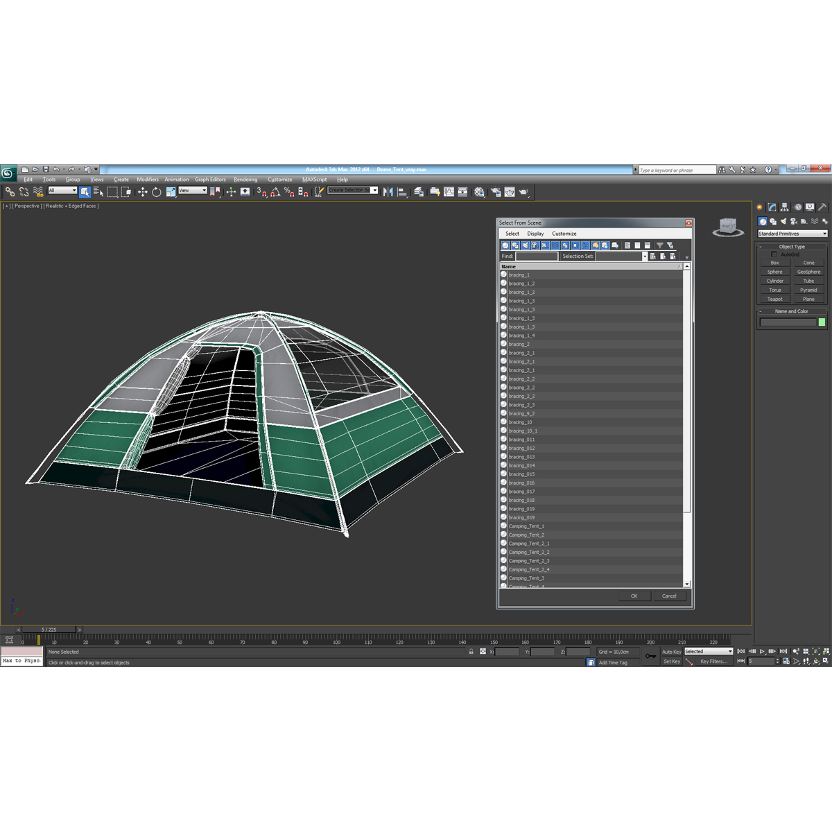 Dome Tent 3D model