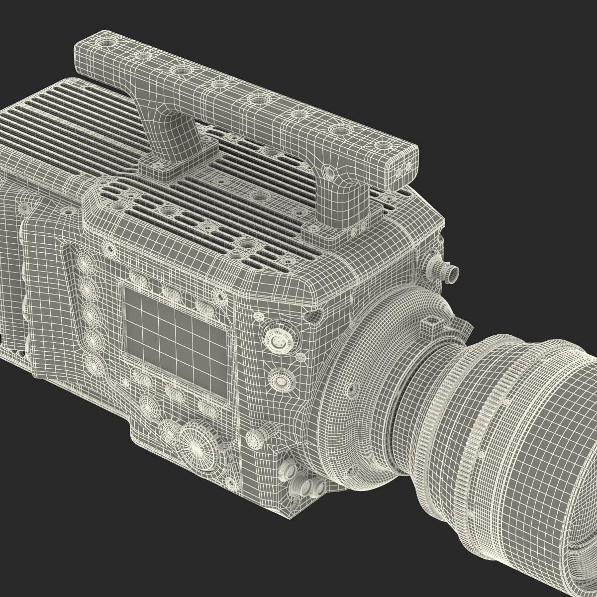 3D model High Speed Digital Camera Phantom Flex4K