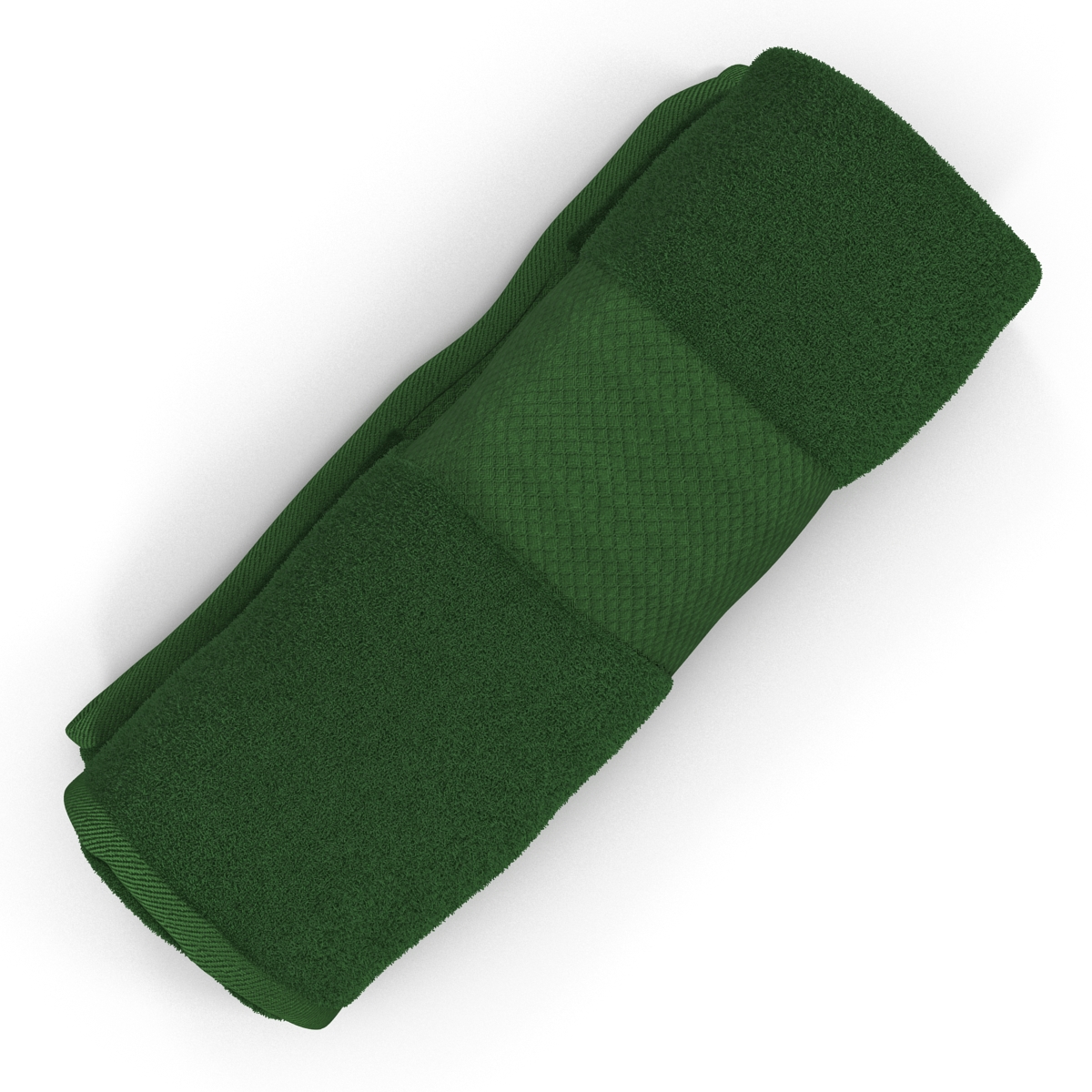 3D Rolled Towel Green model