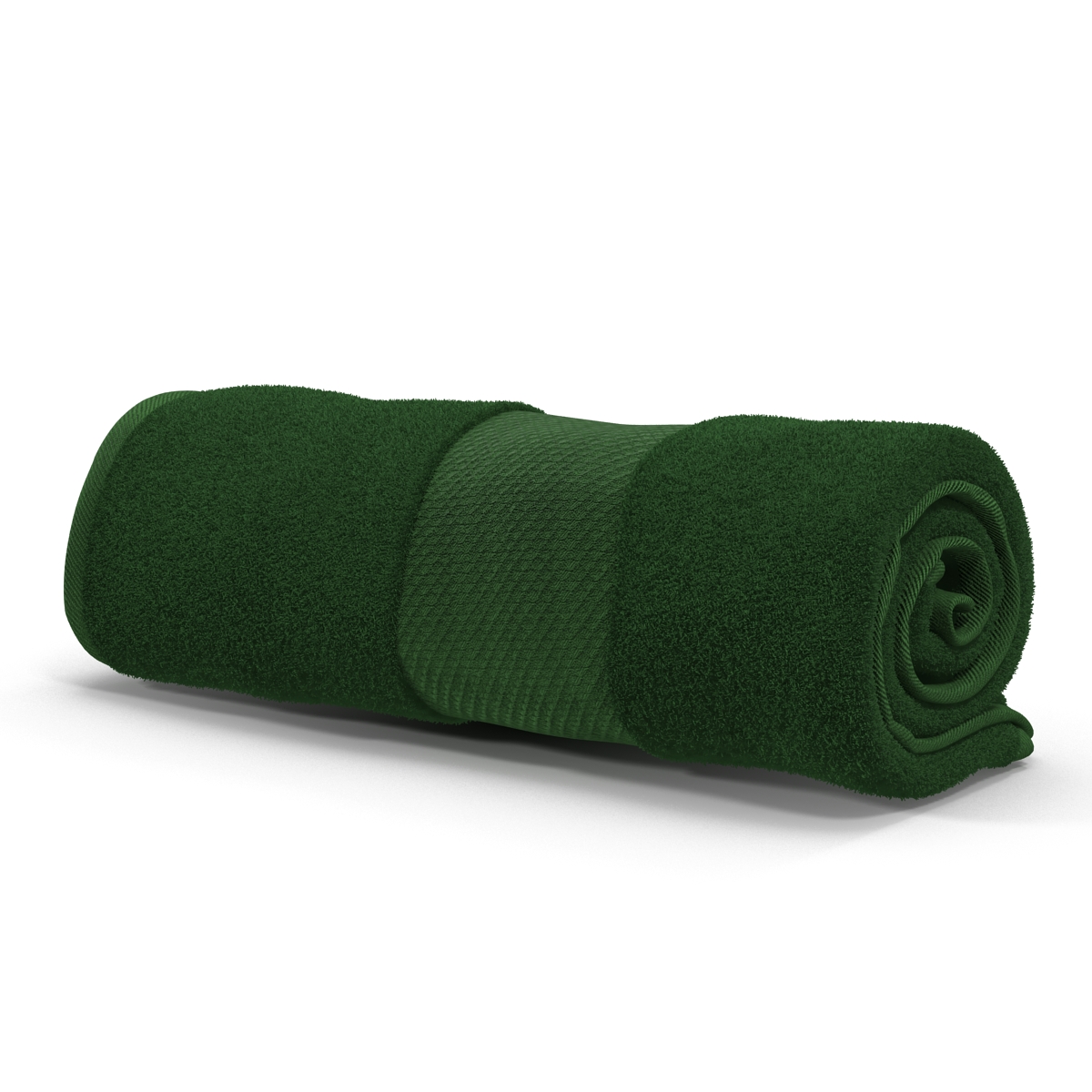 3D Rolled Towel Green model