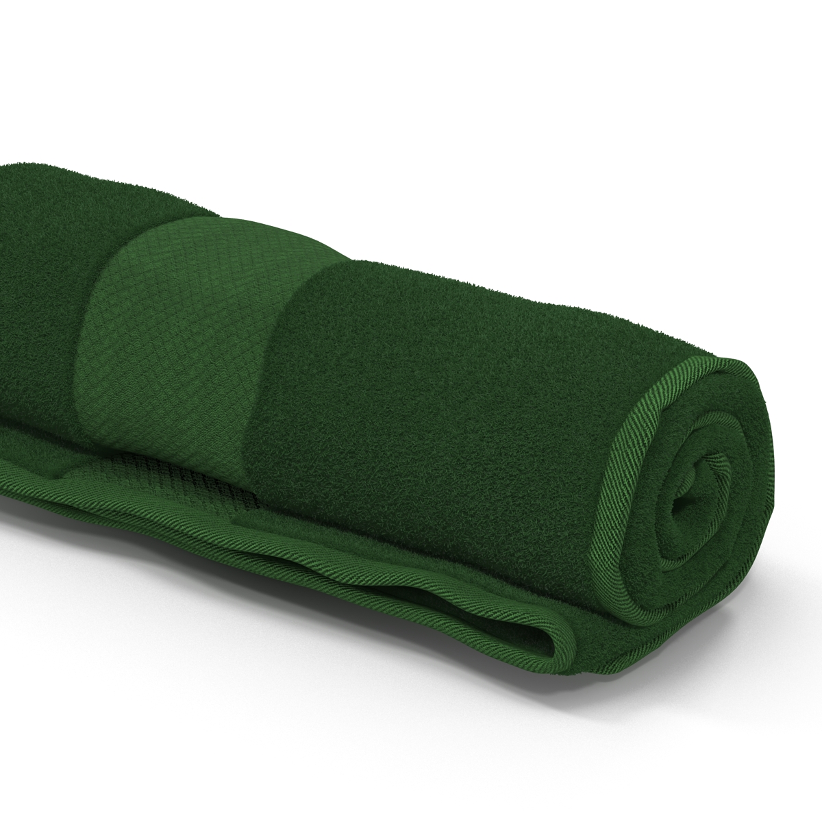 3D Rolled Towel Green model