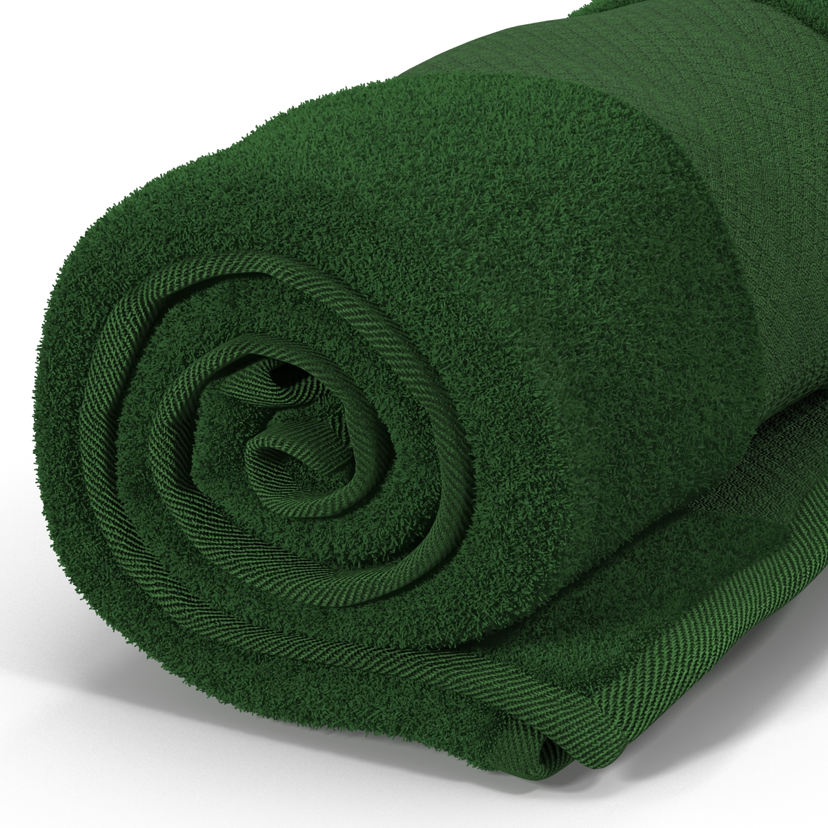 3D Rolled Towel Green model