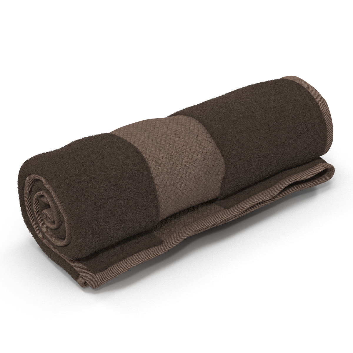 3D Rolled Towel Brown model