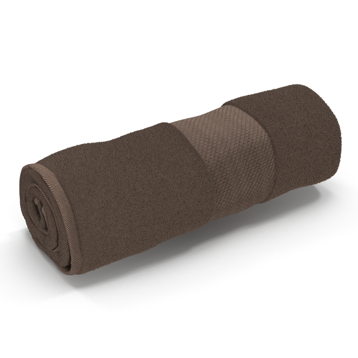 3D Rolled Towel Brown model