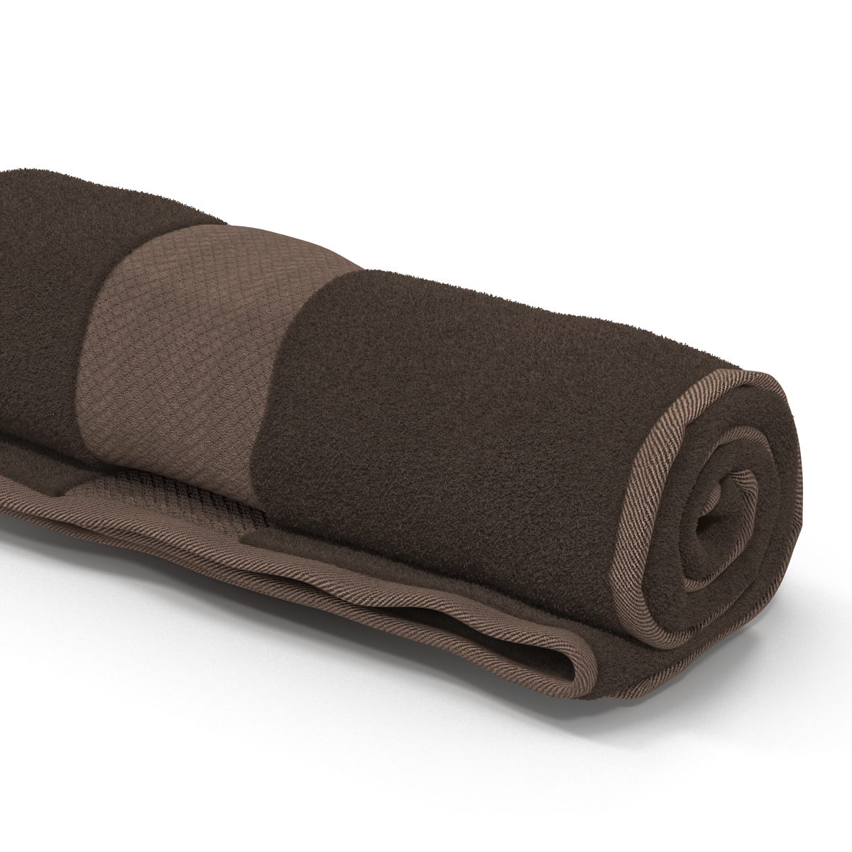 3D Rolled Towel Brown model