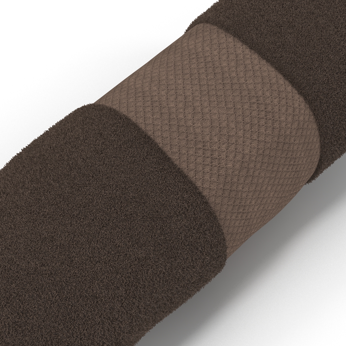 3D Rolled Towel Brown model