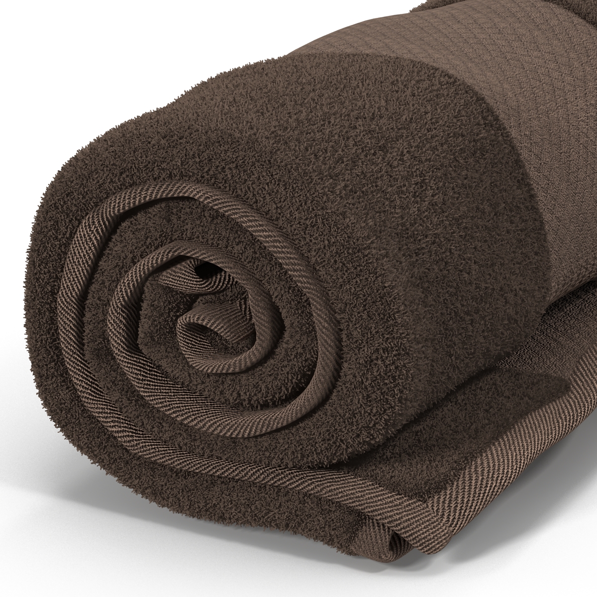 3D Rolled Towel Brown model