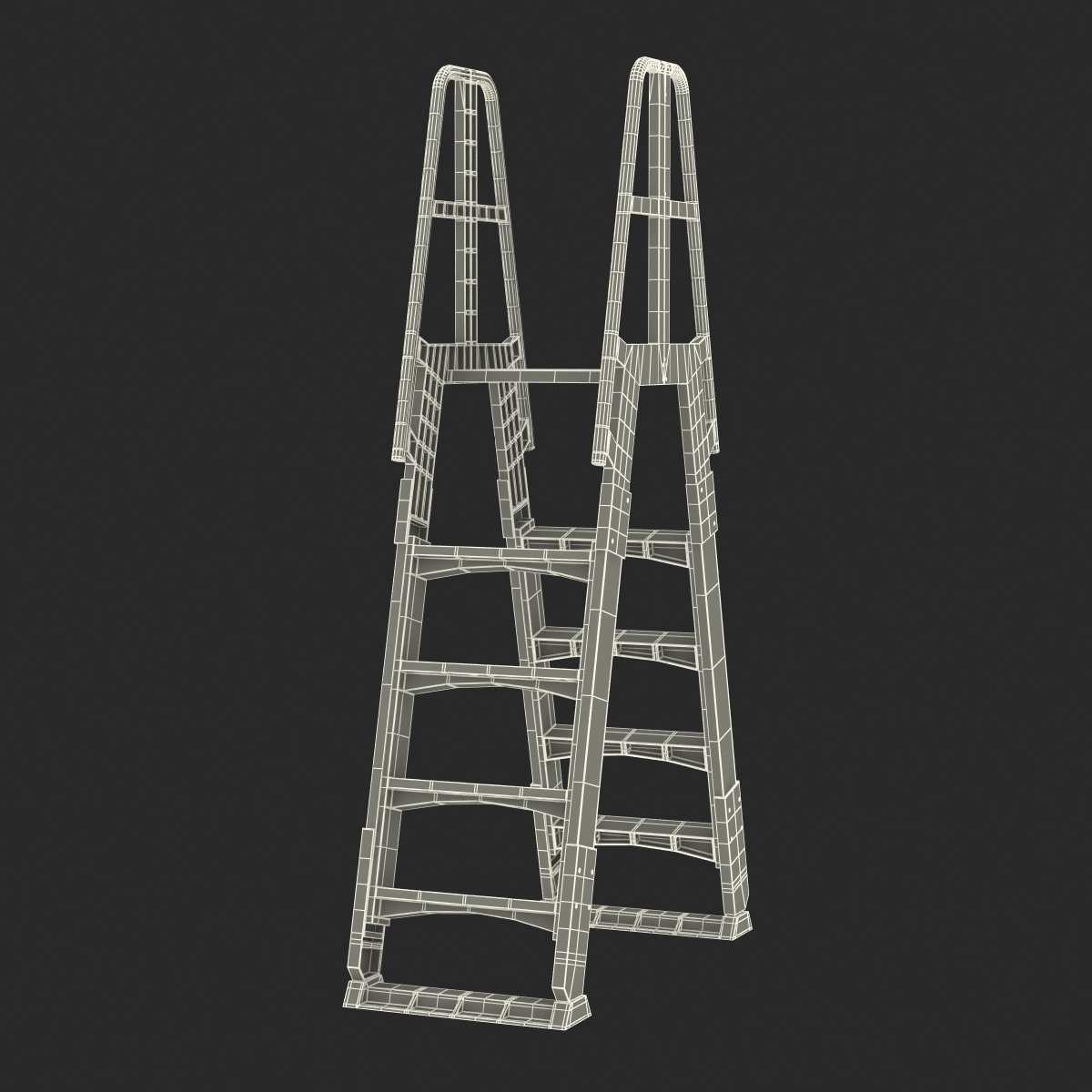 Double Sided Step Ladder 3D model