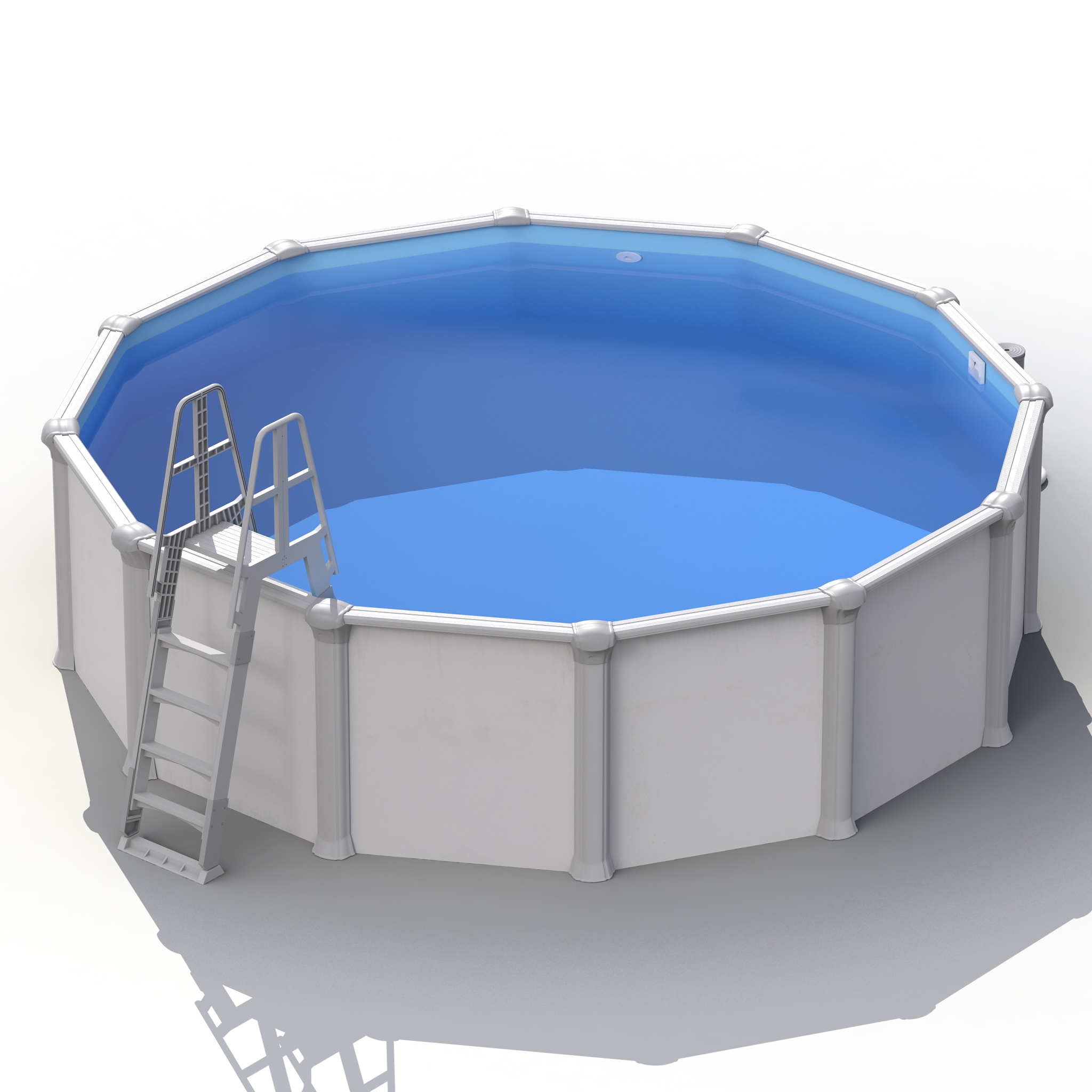 3D Above Ground Swimming Pool 2 model